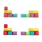 Colorful MAC / WIN / HTML Replacement Keycaps OEM Profile PBT dye sublimation CMYK Supplement keycap set for Mechanical Keyboard